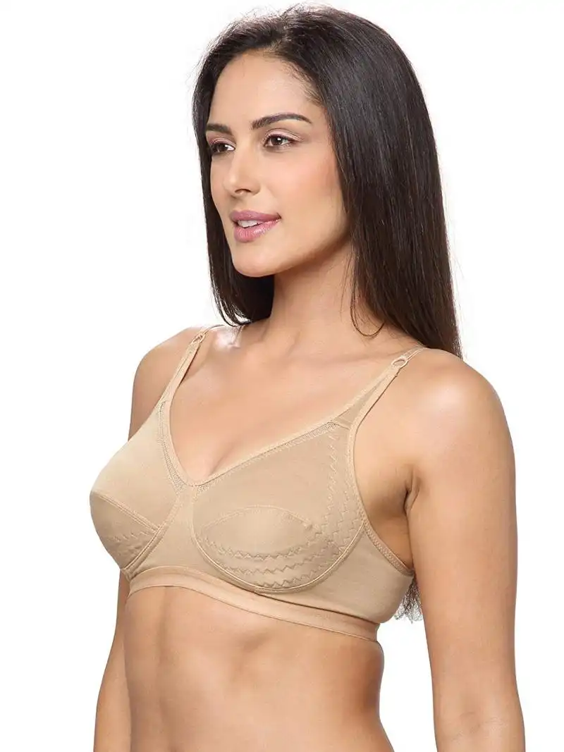 Lovable Women Girls Cotton Non Padded Non Wired Full Coverage Bra- CES-218