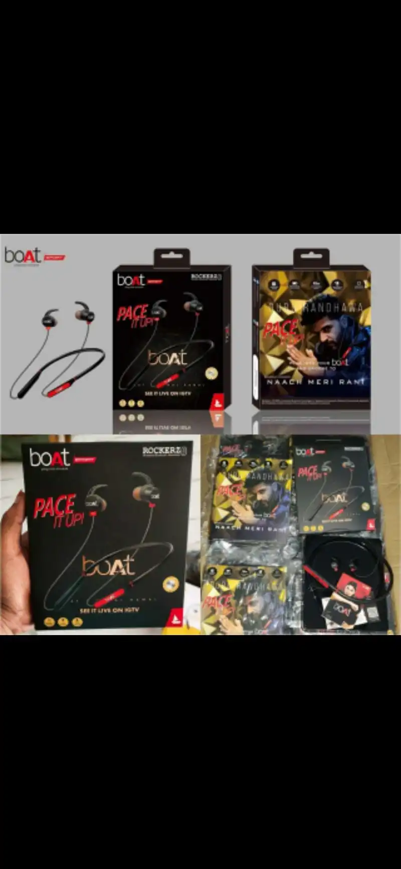 Boat Rockerz 455 Wireless Bluetooth In the Ear With mic Yes
