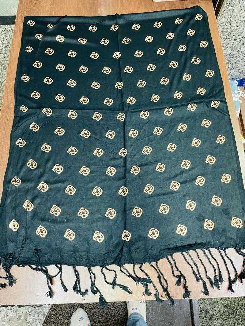 Natraaj Handloom Digital Print Rayon Stoles for Women | Udaan