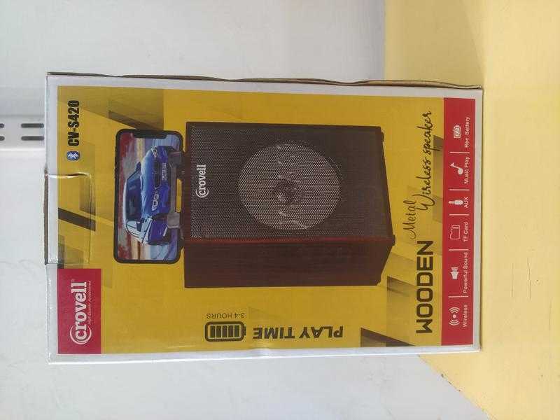 Crovell CV S420 Smart Speaker Light Brown WiFi Udaan B2B