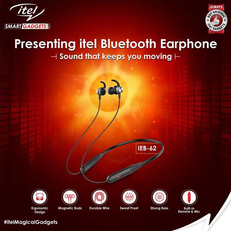 itel IEB 62 Wireless Bluetooth In the Ear Black Udaan B2B