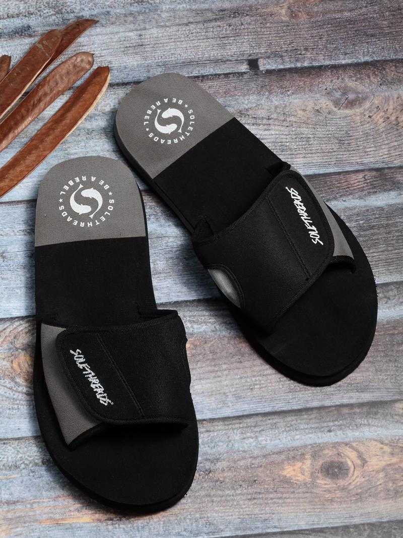 Mens online slides velcro