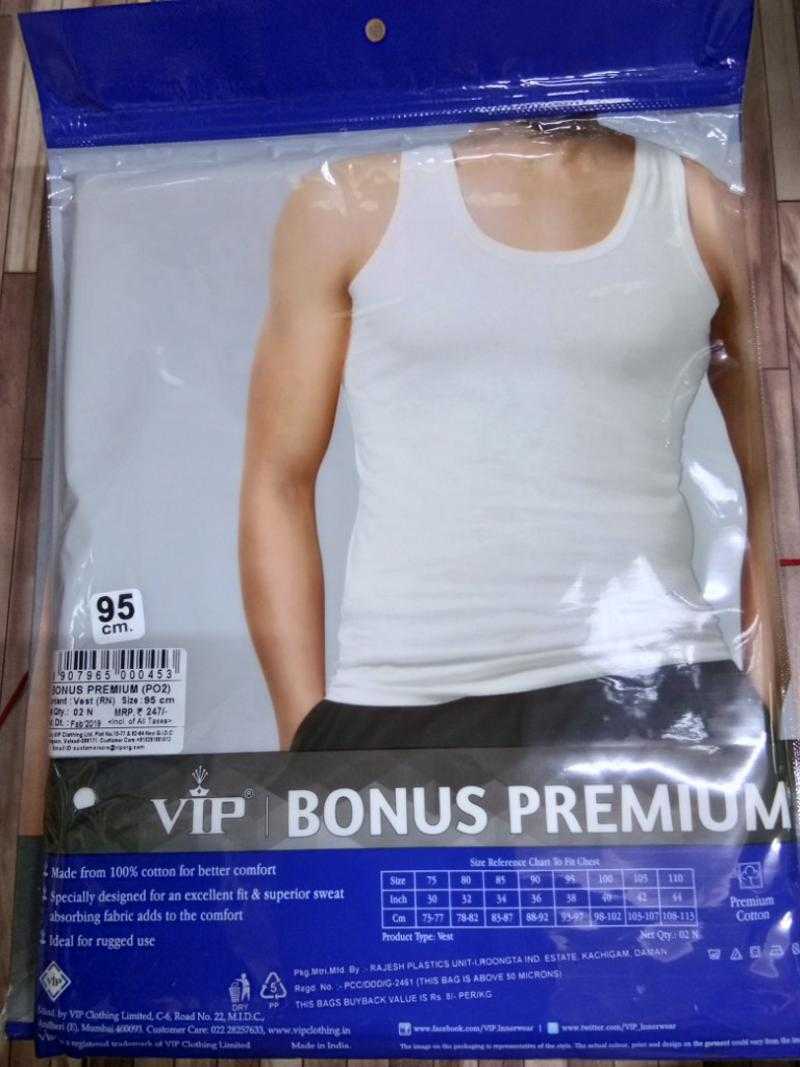 Vip bonus outlet premium cotton vest