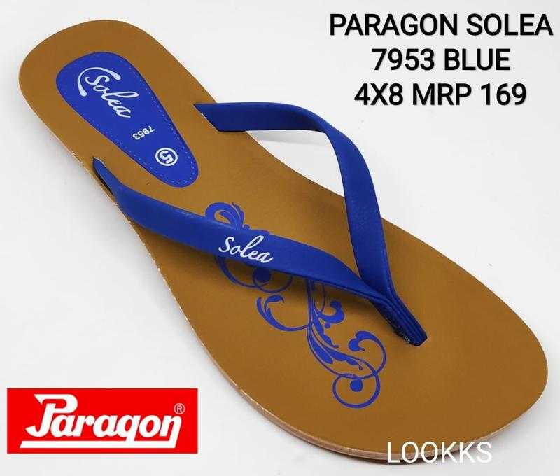 Paragon SOLEA 7953 BLUE 4X8 Leatherette Casual Wear Slipper Blue