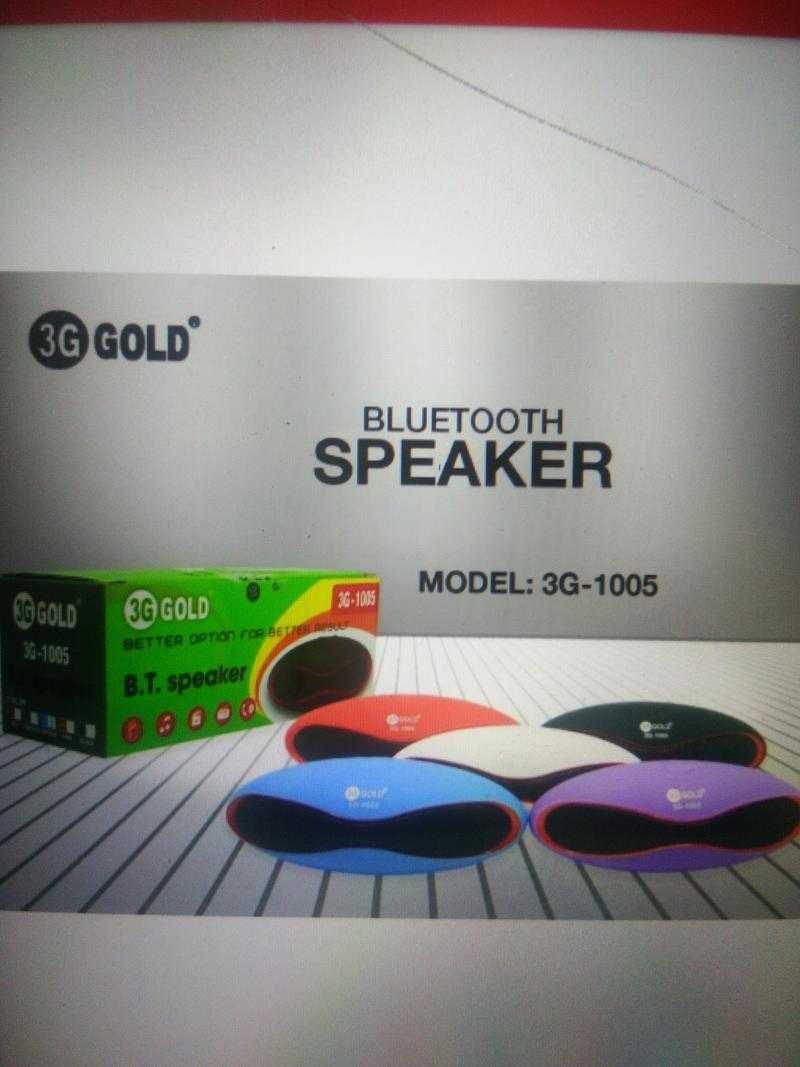 3g gold bluetooth speaker price discount