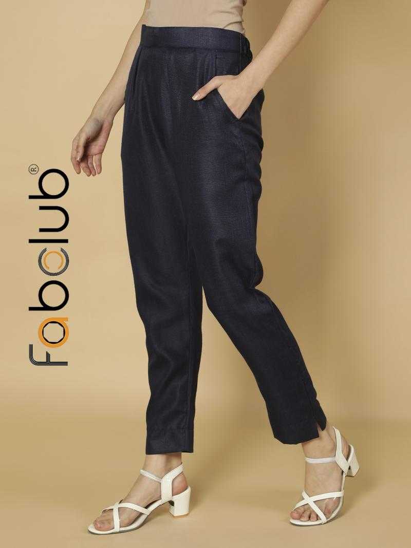 Casual plain slim elastic waist pencil pants deals