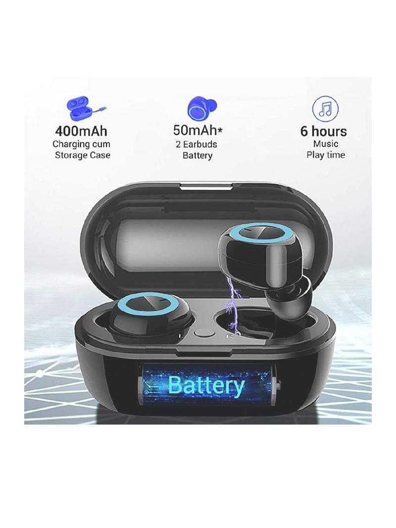 pTron Bassbuds in Ear True Wireless Bluetooth Headphones TWS