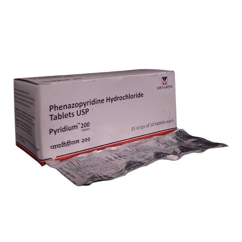 Pyridium 200 mg tablet