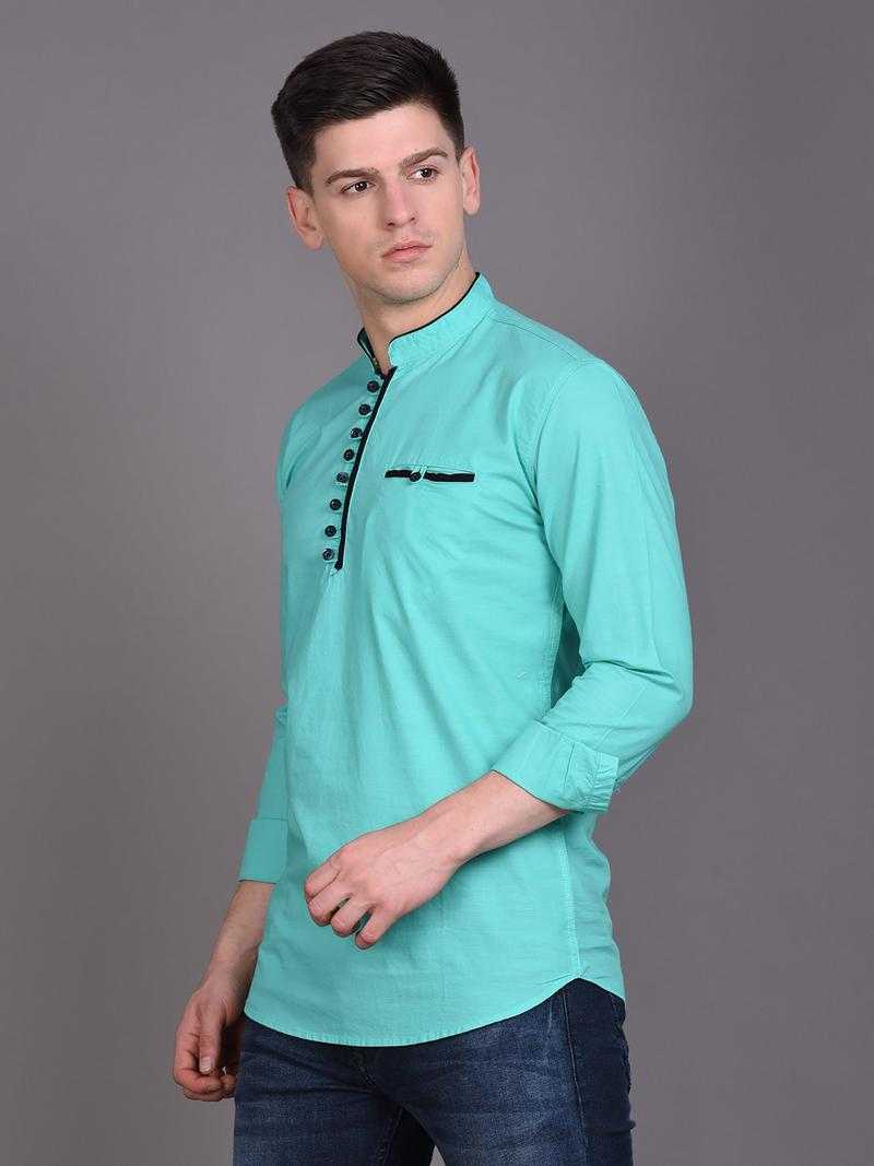 Party wear short kurta for mens clearance