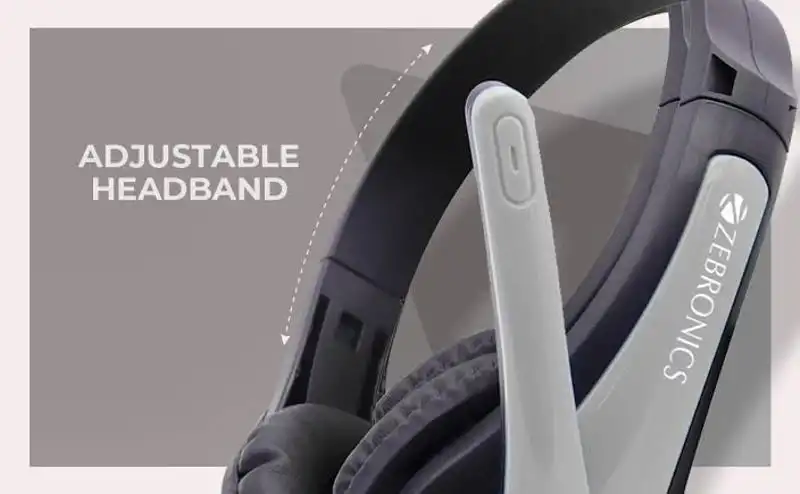 Zebronics Zeb Bolt Wired On the Ear With mic Yes Grey Udaan