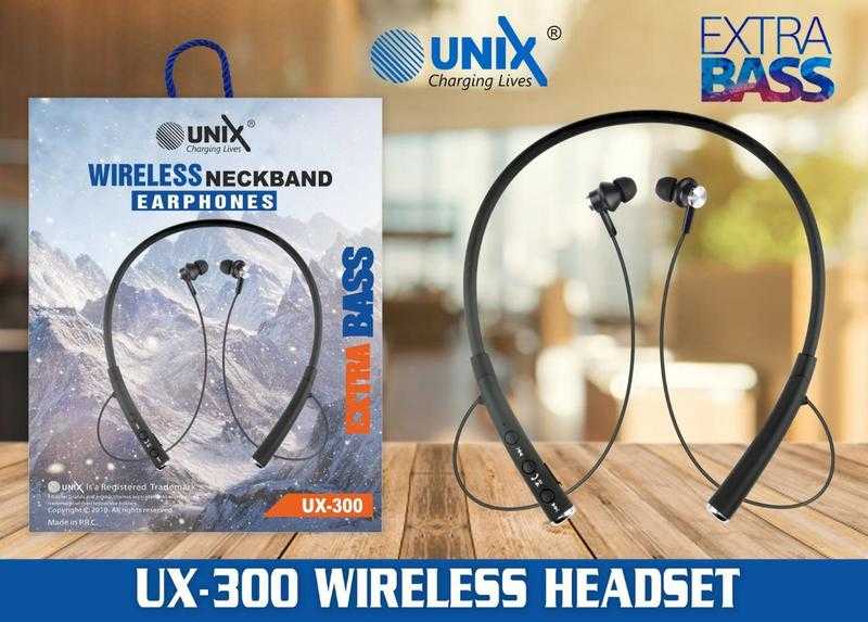 Unix Neckband In the Ear With mic Yes Black Udaan B2B