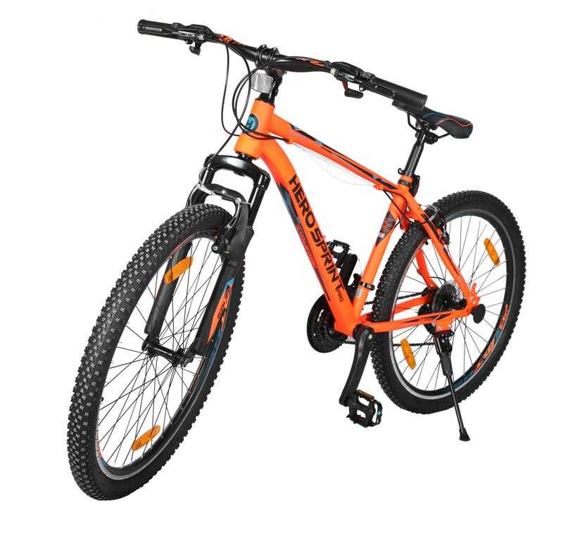 Hero Cycle Sprint Pro Sweed 26T OR BK 21S V BRK 19 Steel Frame