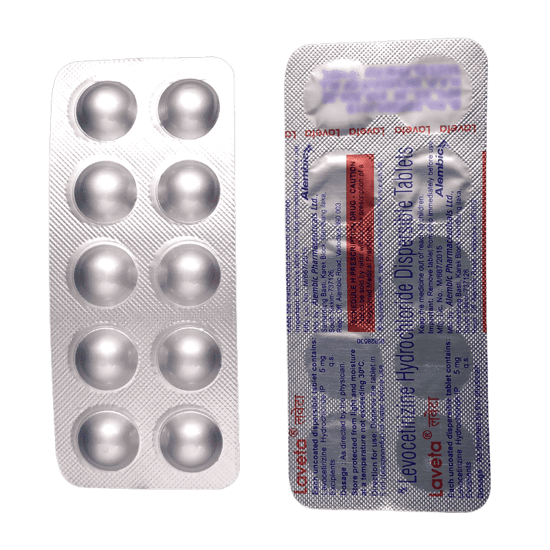 Laveta clearance 5 mg
