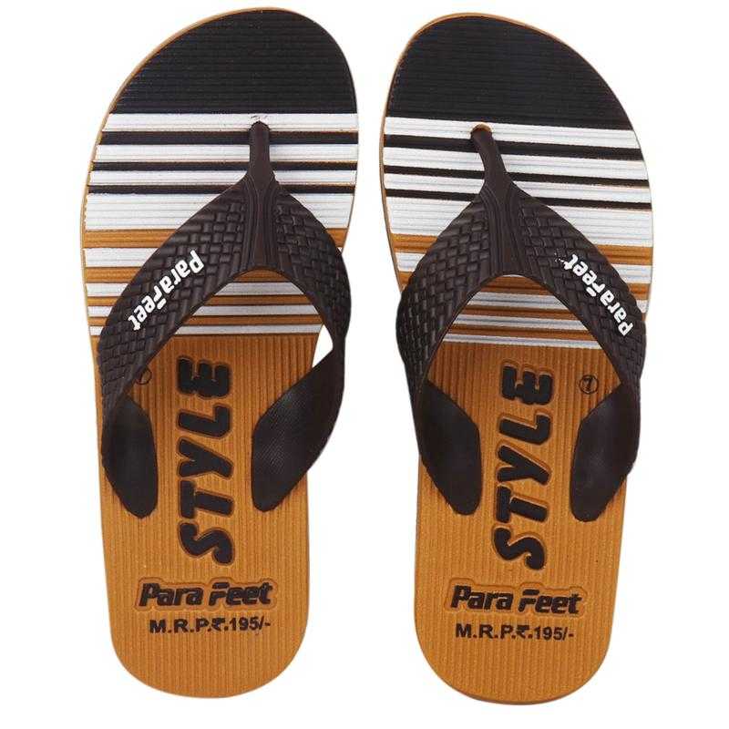 ParaFeet Men s Men s Hawai Slippers Flip Flops STYLE BEIGE