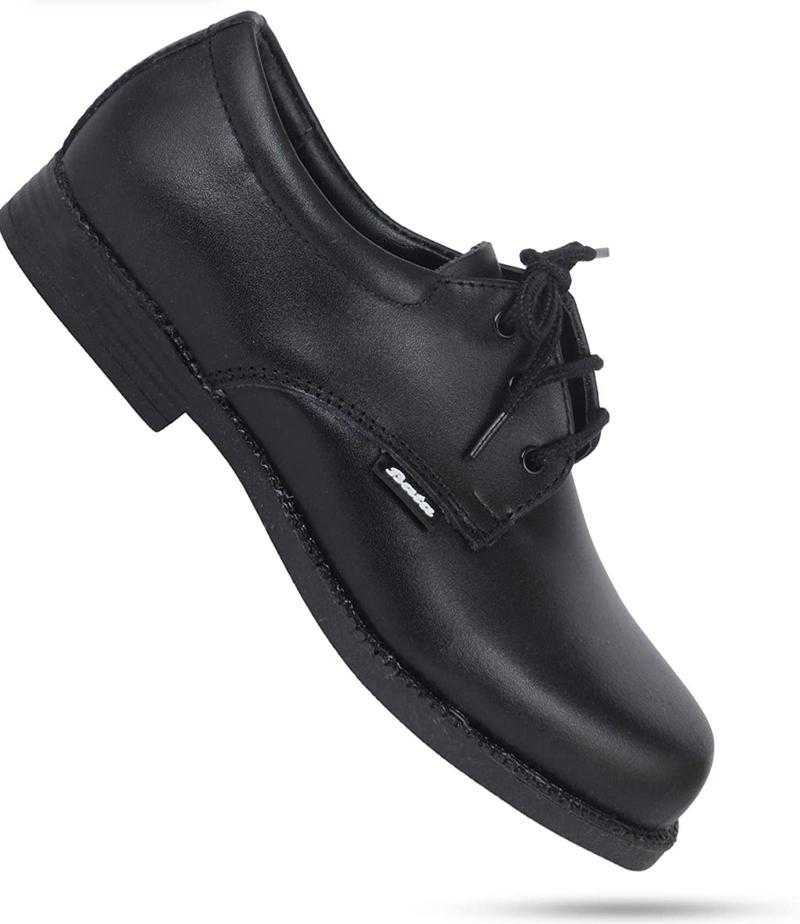 Bata 425 6837 Synthetic PT Shoes Black 2 Uk 19 Eu 3 Uk 20 Eu