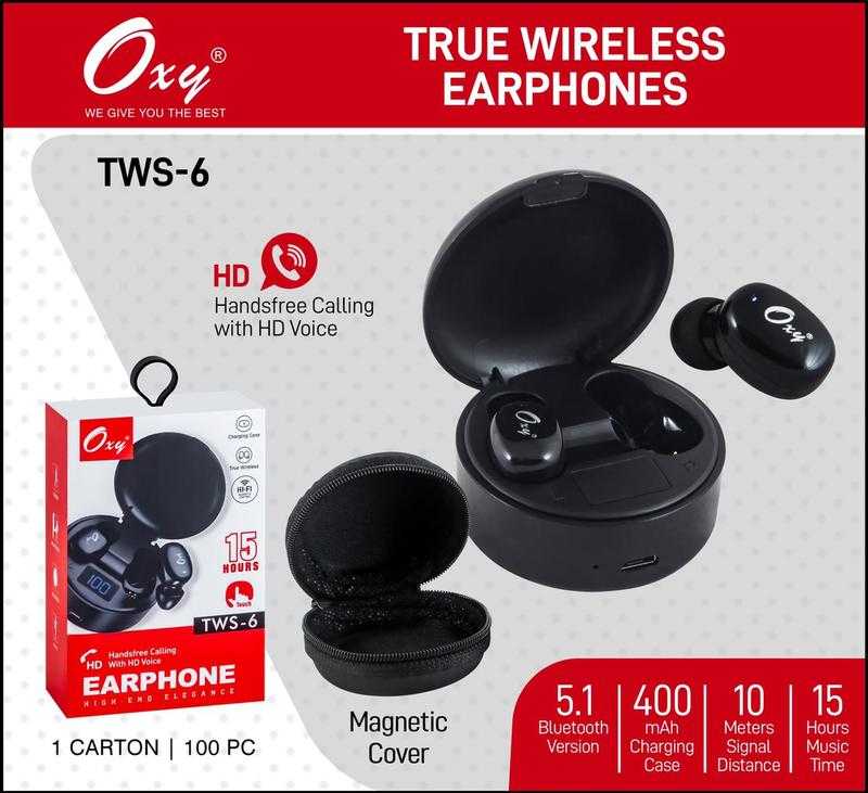 Tws 6 deals earbuds