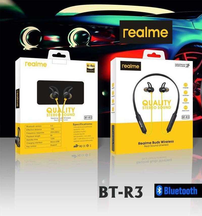 Realme BT R3 Wireless Bluetooth In the Ear With mic Yes
