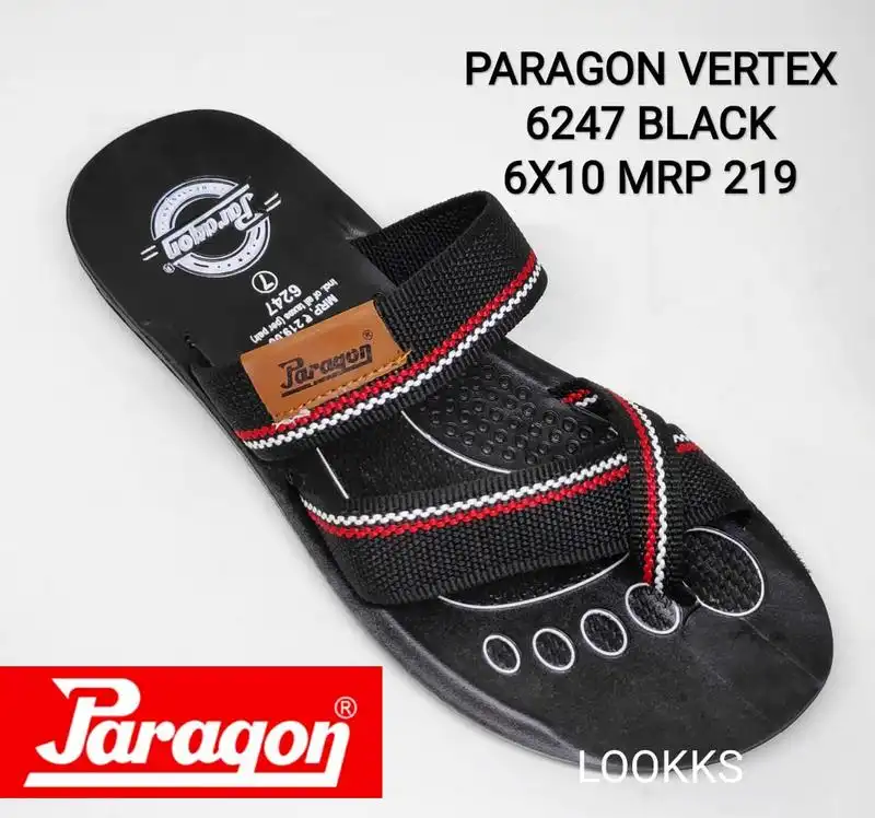 Paragon VERTEX 6247 BLACK 6X10 Patent Leather Casual Wear Black