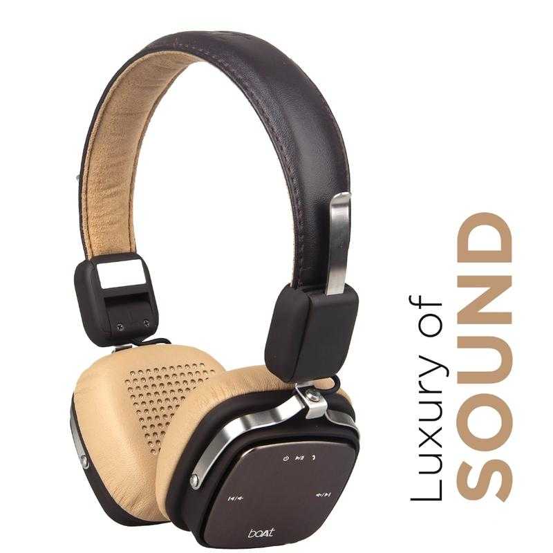 Boat Rockerz 610 Wireless Bluetooth Over the Ear Brown Udaan