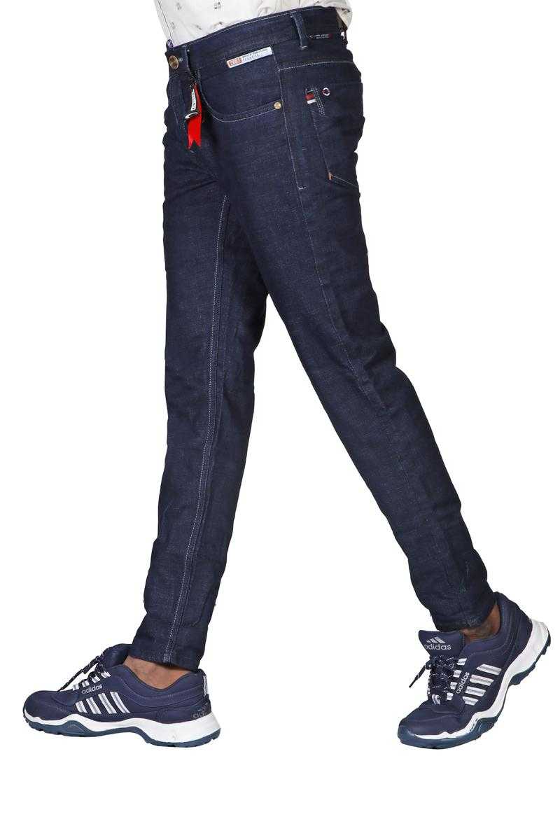Code 16 Faded Washed Jeans Medium Washed Narrow Fit Knitted