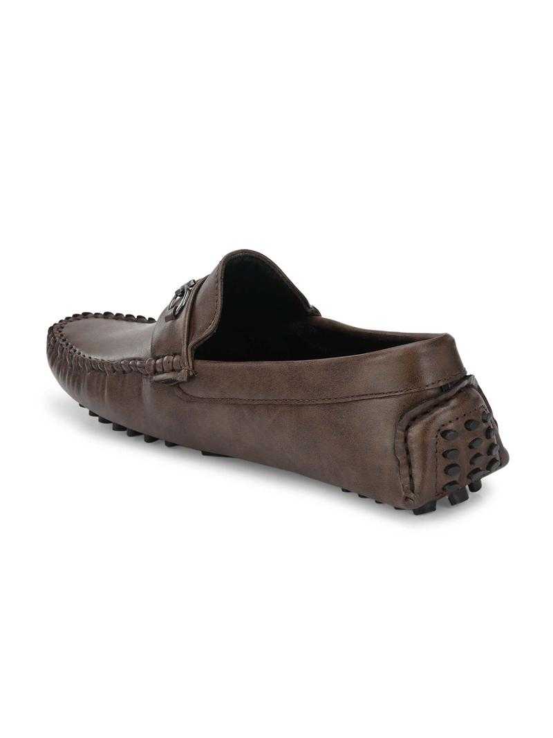 Shoegaro Brown Synthetic Casual Loafers For Men s Udaan B2B