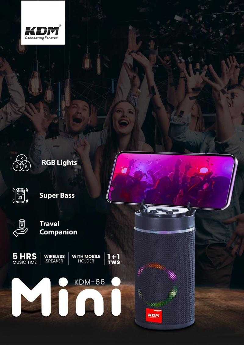 Kdm mini speaker top