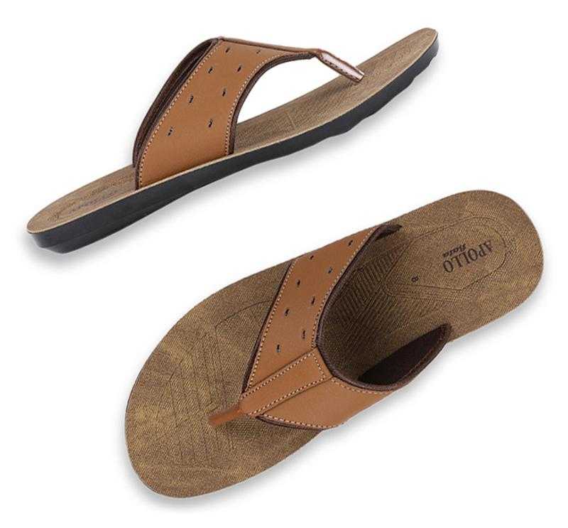 BATA APOLLO 871 3325 TAN 299 2PKT MEN FLIP FLOP Udaan B2B