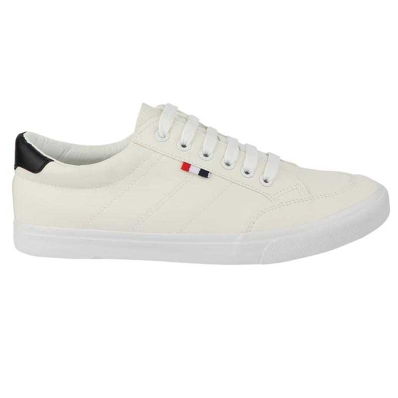 Cipramo CPM 1074 WHITE BLACK Pu Casual Wear White 7 UK 41 EU