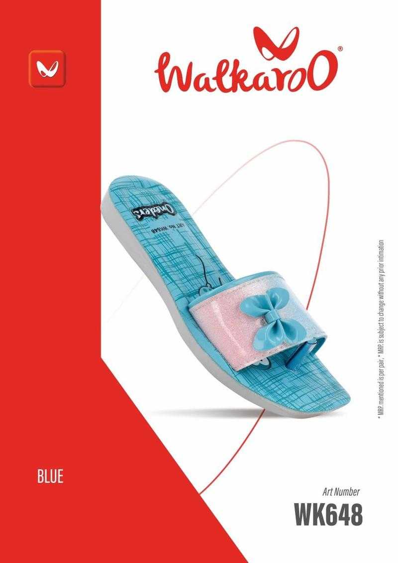 WALKAROO WK648 Synthetic Casual Wear Blue 10 UK 31 EU 8 UK