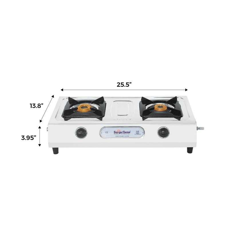 Surya gas hot sale stove 2 burner
