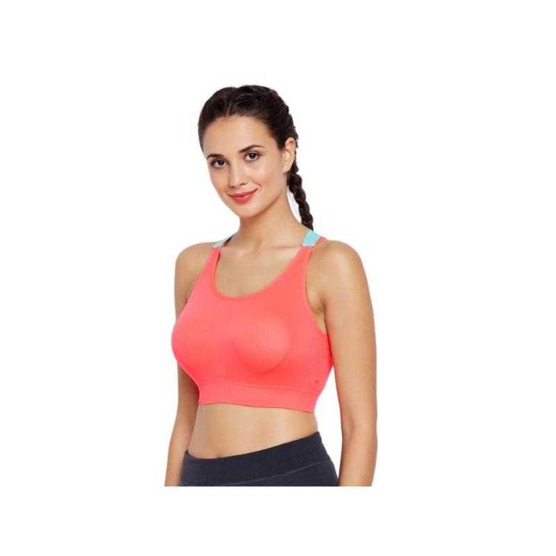 Lovely Push Up Sports Bra For Women Cross Straps Wireless Padded Comfy Gym  Bra Yoga Underwear Active Wear Workout Fitness Top