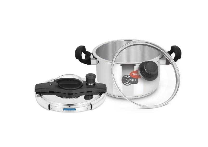 Pigeon Swift 4 L Stainless Steel With Induction Base Pressure
