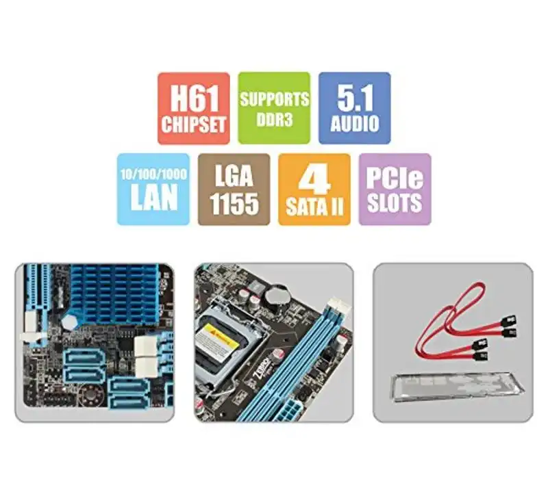 Zeb new arrivals h61 motherboard