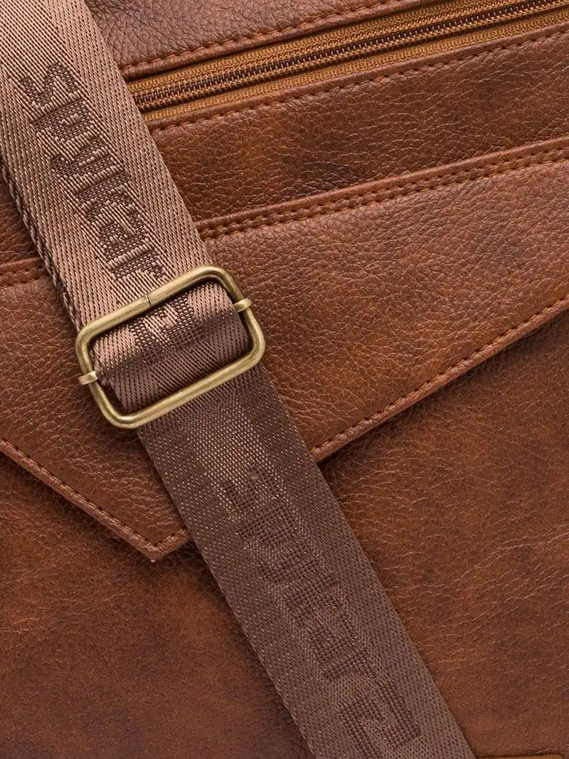 Spykar Genuine Leather Tan Sling Bag Udaan B2B Buying for