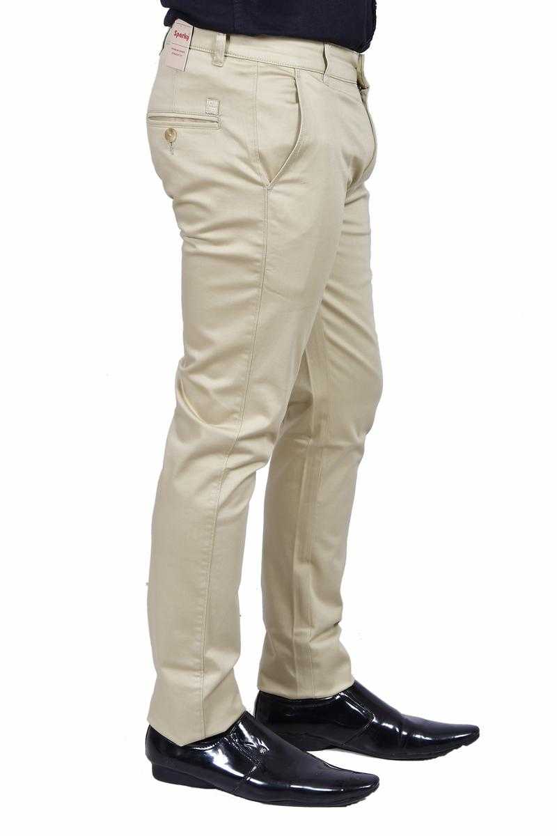 Buy Grey Solid Cotton Stretch Chino Pant for Men Online India  tbase