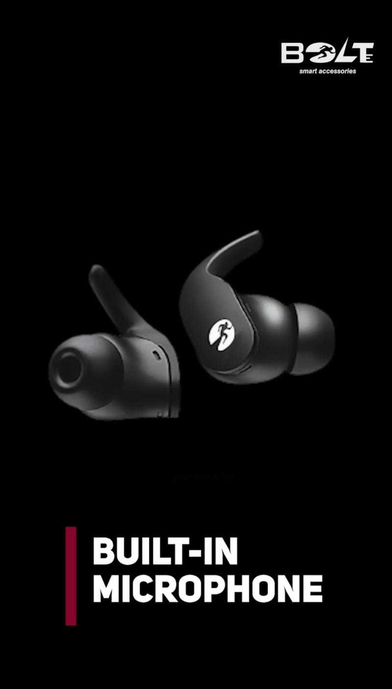 BOLTE BEB 02 Wireless Bluetooth In the Ear Black Udaan B2B