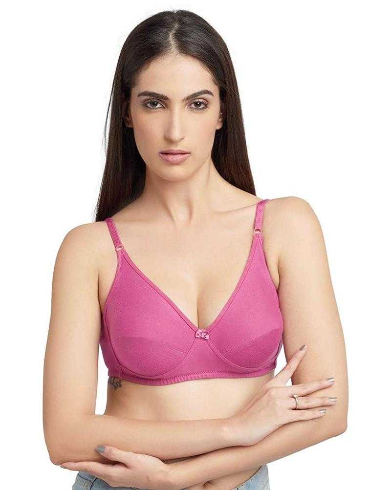 DAISY DEE Women's Girls Cotton Non-Padded Non-Wired Full Coverage Sports Bra