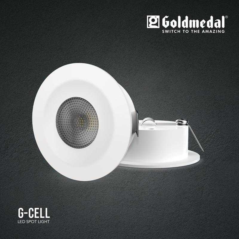 Goldmedal GL91647CD 2 W Round Cdl Cw 6500k 200 Lumen Pack