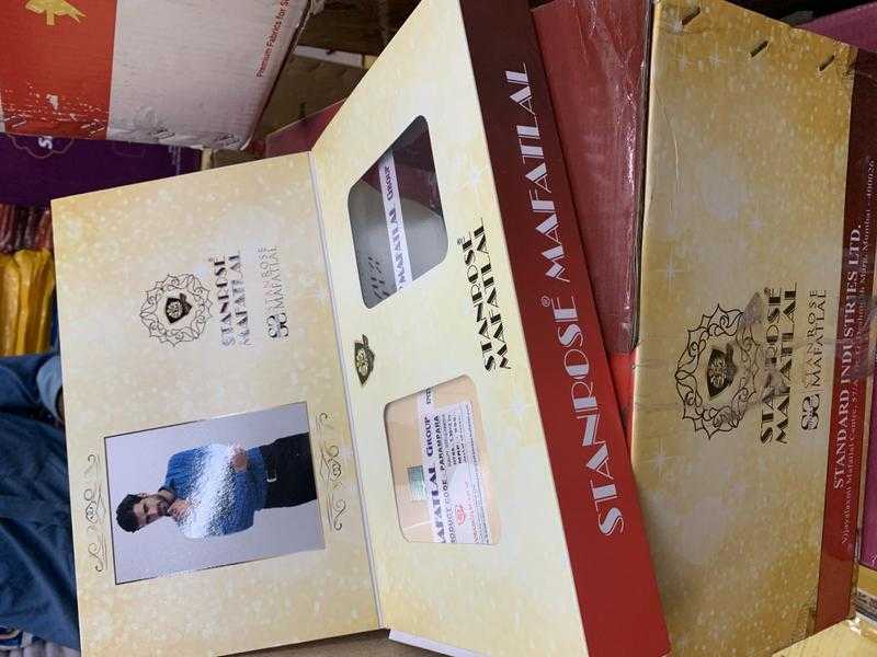 Mafatlal Self Design Shirt And Trouser Cut Piece Combo Pack Set Of