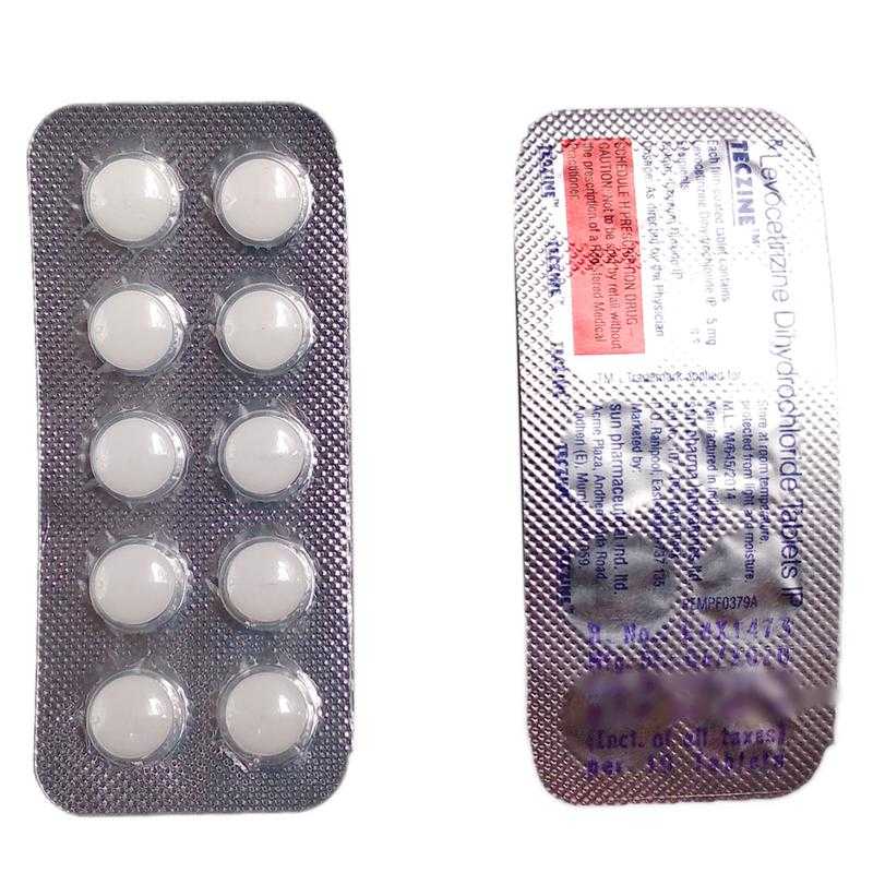 Teczine 5mg Tablet 10 EACH of 1 Udaan B2B Buying for Retailers