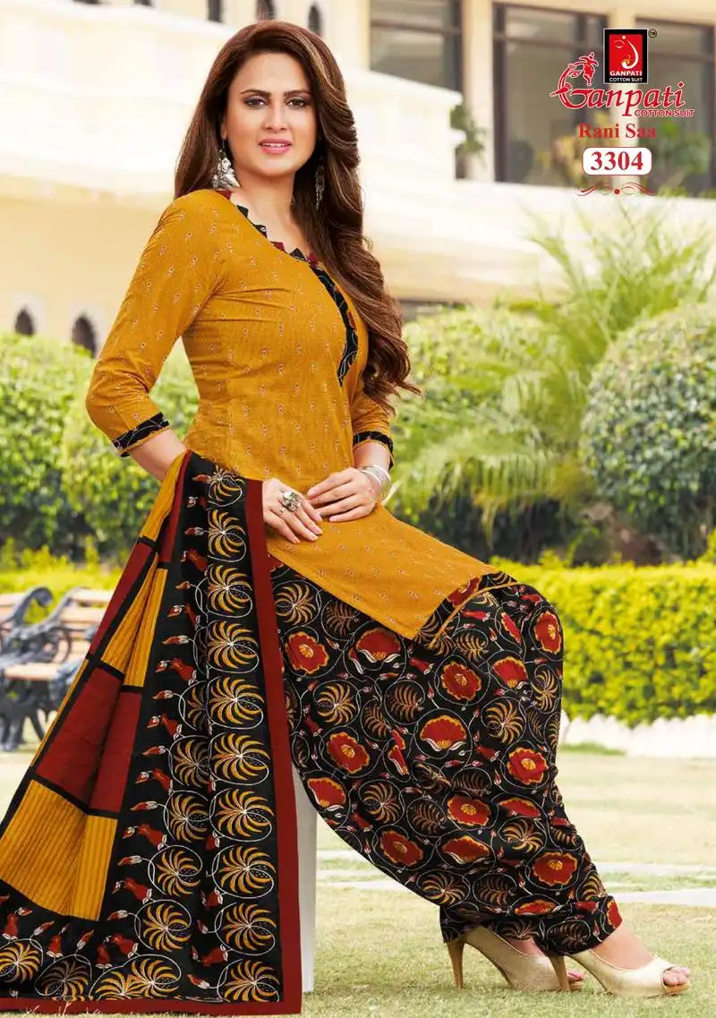 Ganpati cotton suit discount price