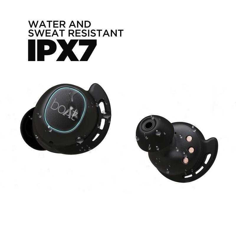 Boat Airdopes 443 Wireless Bluetooth In the Ear Black Udaan