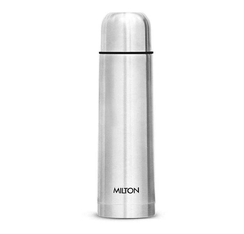 Milton Thermosteel Flip Lid Vacuum Flask & Mug Hot Cold Water Tea