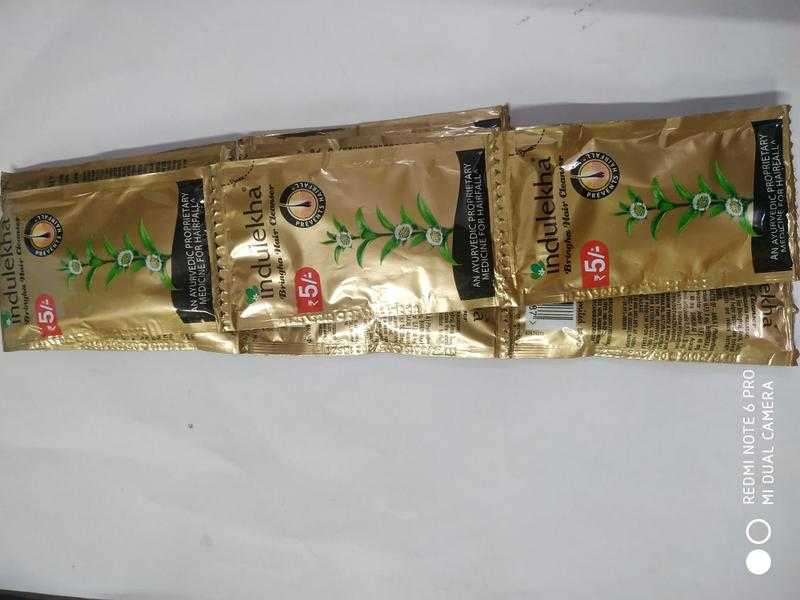 Indulekha 2025 shampoo pouch