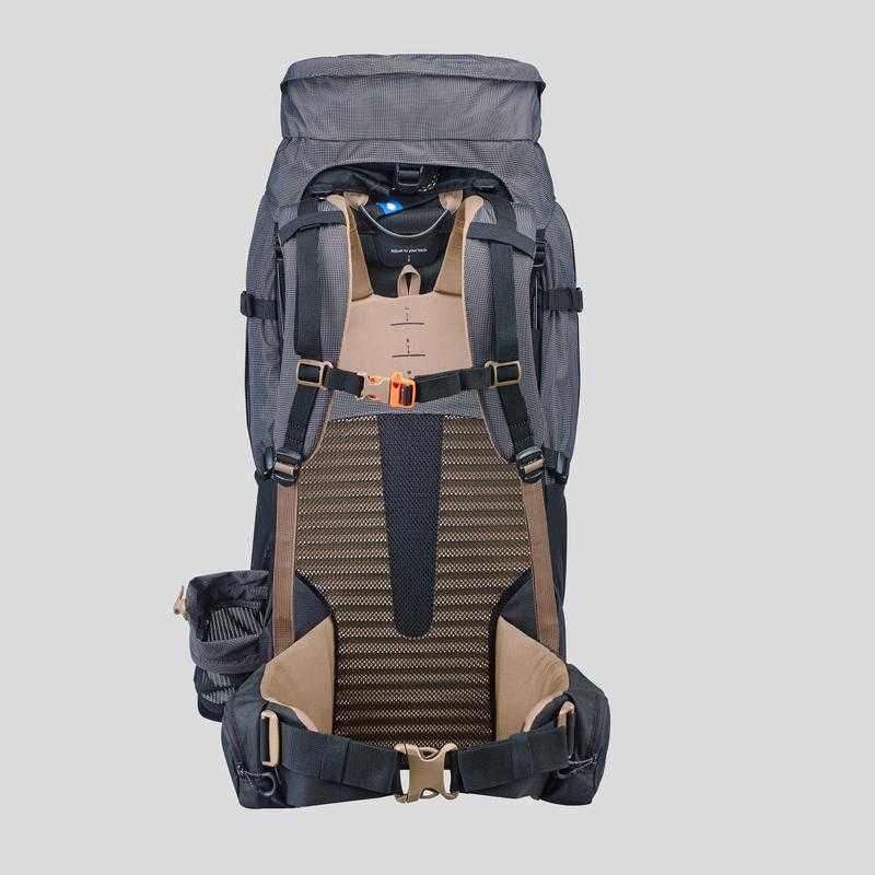 Decathlon Water Proof Rucksack and Hiking Bag 50 L 10 L Black