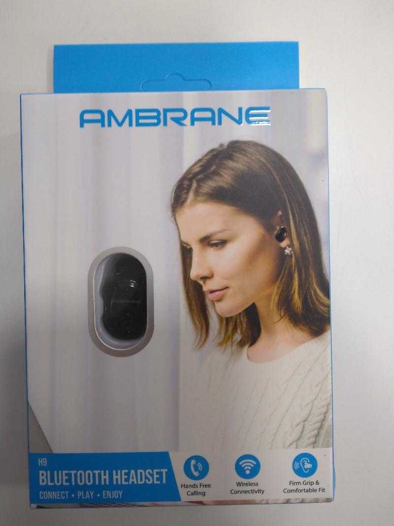 Ambrane bluetooth cheap headset h9