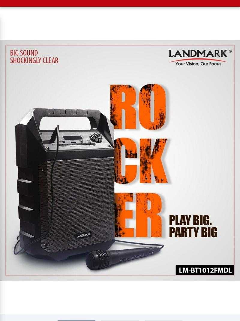 Landmark bluetooth speaker outlet
