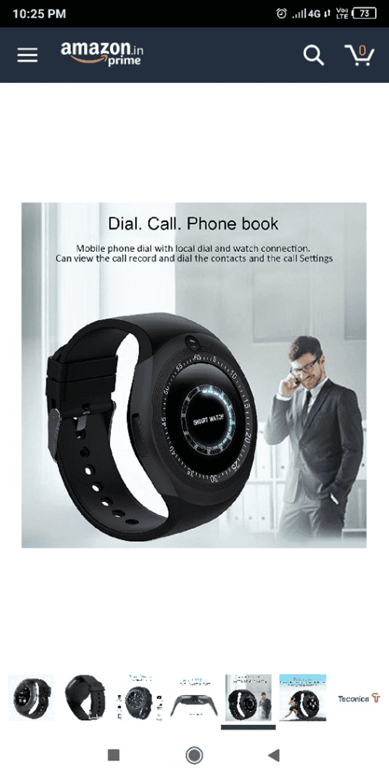 Teconica top y1s smartwatch