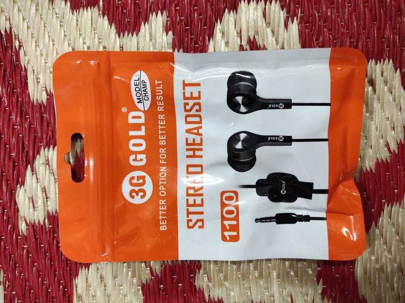 3g gold 2025 stereo earphones price