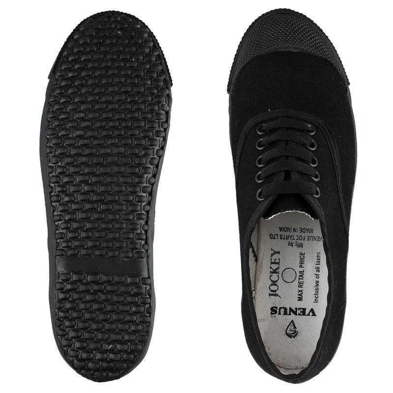 Venus Jockey Canvas Tennis Shoes Black 5 Uk 22 Eu 6 Uk 23 Eu